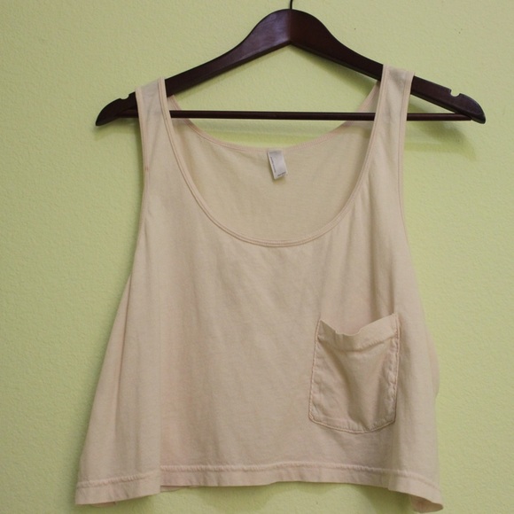 american apparel crop top