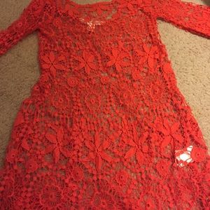 h&m Coachella crochet dress