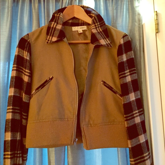 Plaid Varsity Jacket