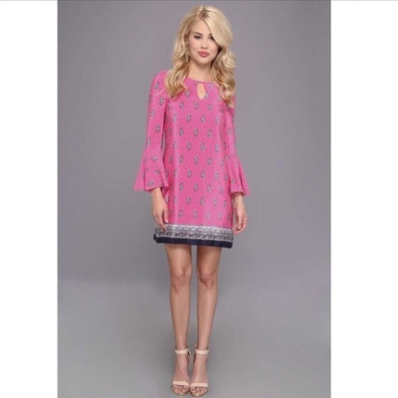Juicy couture pink paisley dress 0
