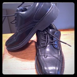 Little boys size 13 black dress shoe