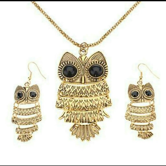 Owl Jewelry Set