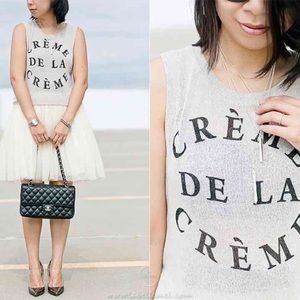 Forever 21 Creme de la Creme crop top shirt knit