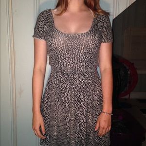 BYCORPUS Animal Print Dress