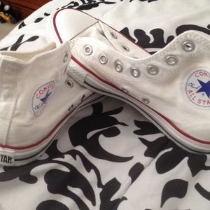 white high top converse