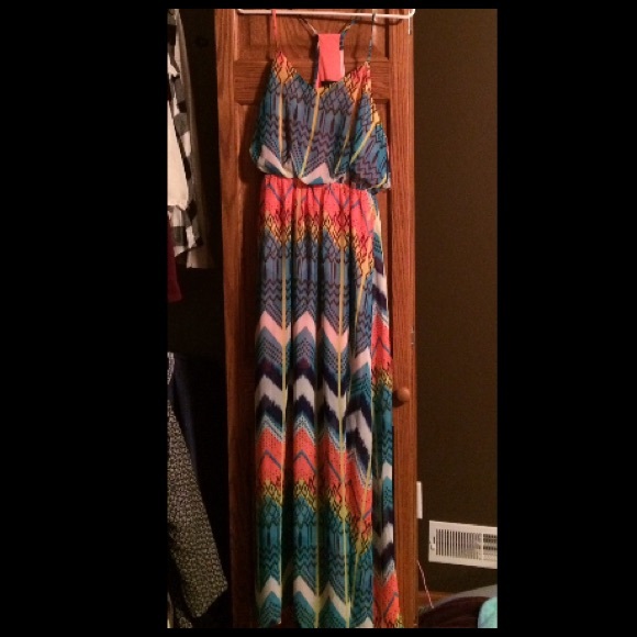 Colorful maxi dress