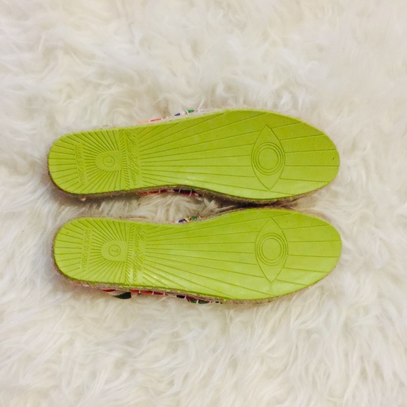 🔱SOLD 🔱Mara Hoffman Rainbow Bird Espadrille - Picture 4 of 4