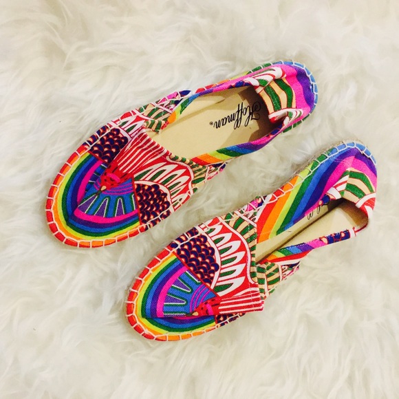 🔱SOLD 🔱Mara Hoffman Rainbow Bird Espadrille - Picture 3 of 4