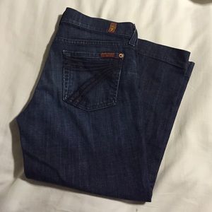 7 for all mankind crop dojo size 26