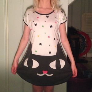 JiadieLan Kawaii Kitty Dress