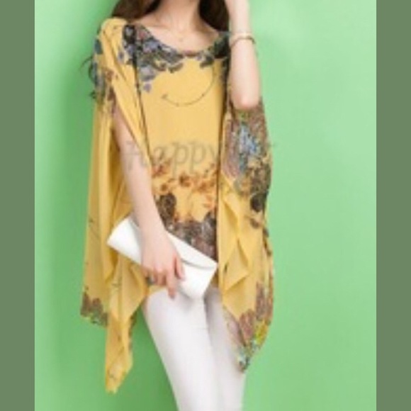 Chiffon poncho - Picture 1 of 1