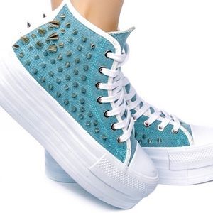 UNIF denim koop shoe