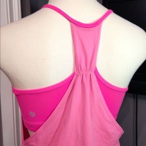 Hot Pink Flow Y Bra Tank