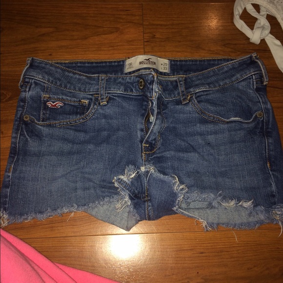Hollister low rise denim shorts