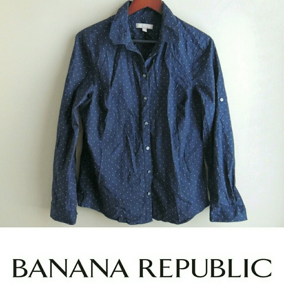 Polka Dot Banana Republic Top
