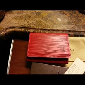 Louis Vuitton Epi Leather Card Holder