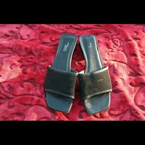 The Sak Womens Black Sandals Size 8M