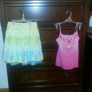 Bundle =top+skirt