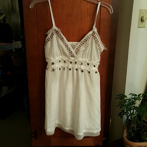 White summer tunic