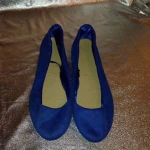 🎀SOLD Electric blue flats ⚡⚡⚡