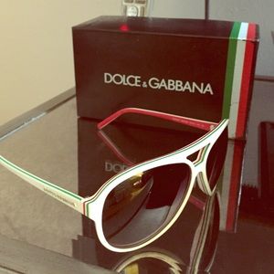 Dolce & Gabbana Italian flag sunglasses.