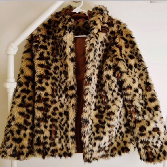 Faux fur coat