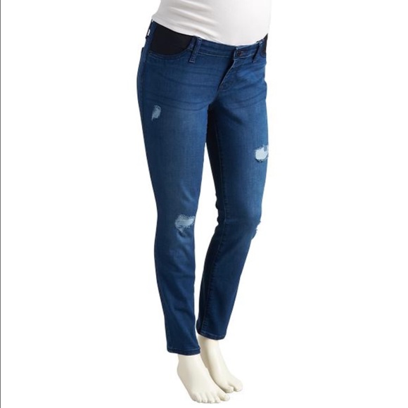 Old Navy maternity rockstar side panel skinny crop