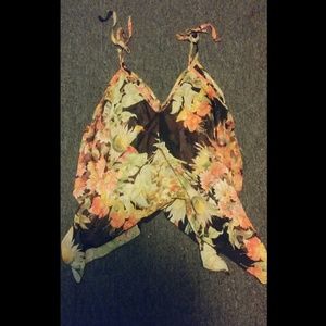 Floral tank/coverup