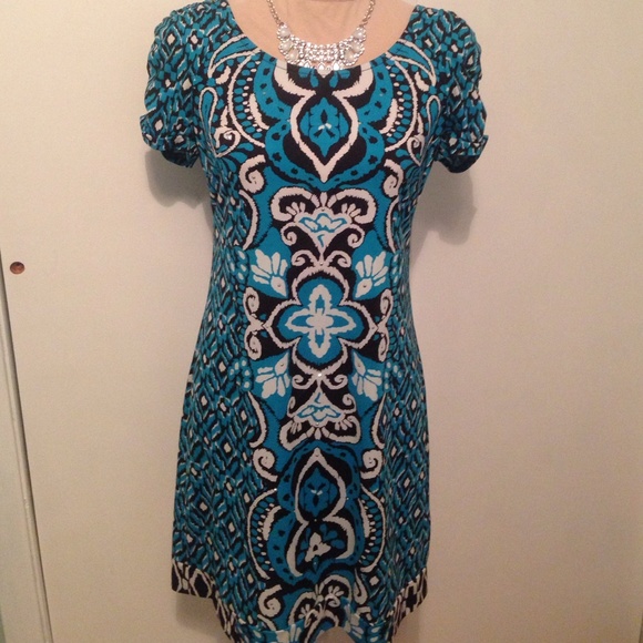 INC International Concepts Dresses & Skirts - INC blue, black and white dress🎀
