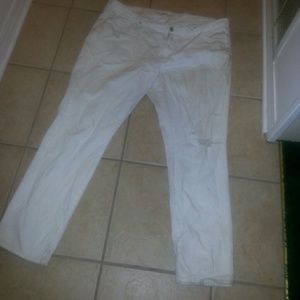 Old navy sweetheart white jeans