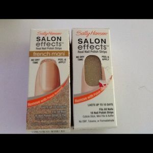 Sally Hansen glitz blitz and gold Cabernet nail