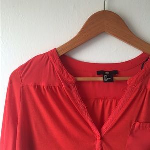 H&M Tomato Blouse