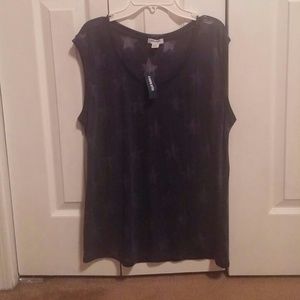 Blue star tank top NWT