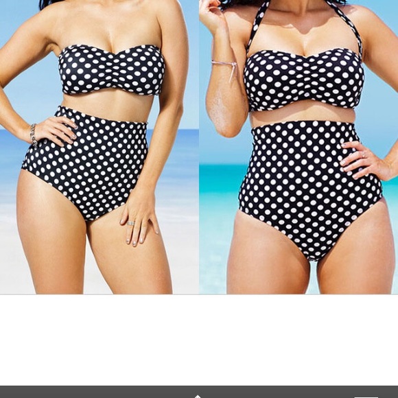 Polka Dot Retro Bikini Set