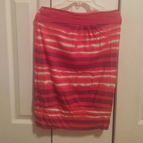 Strapless tank top