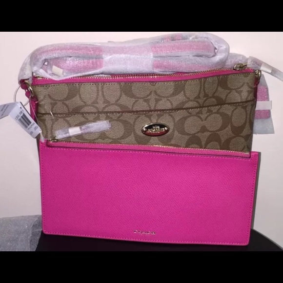 SOLD~EAST WEST POP POUCH~CROSS MESS BAG NWT - Picture 2 of 4