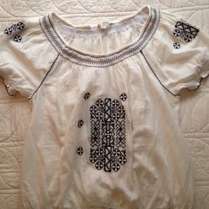 American Eagle peasant top