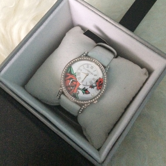 Ed Hardy Swarovski crystal watch