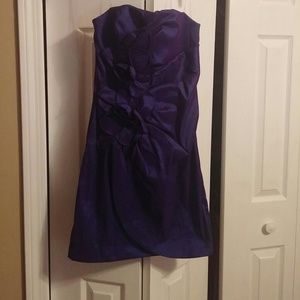 Dark purple coctail dress