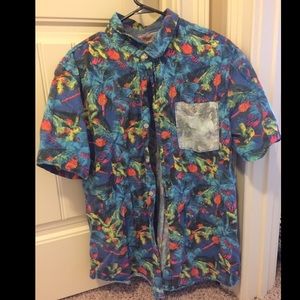 PacSun Modern Amusement XL Hawaiian Button Up