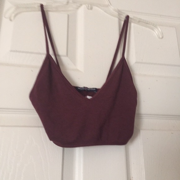 Brandy Melville Maroon Bralette