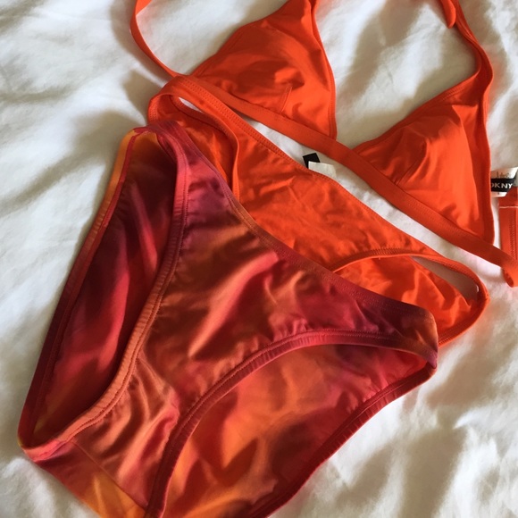 Set of DKNY Bikini Bathing Suit and Bottom 4 XS