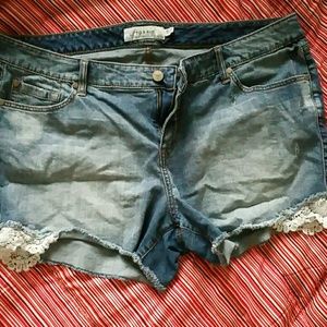 Torrid jean shorts
