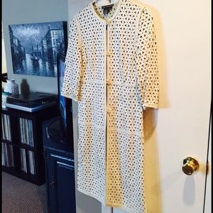 THE WRIGHTS floral leather jacket