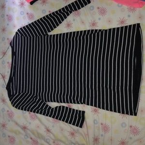 Black And White Striped shirt