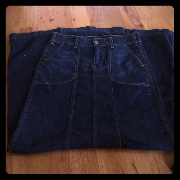 Citizens of Humanity Denim Maxi Skirt
