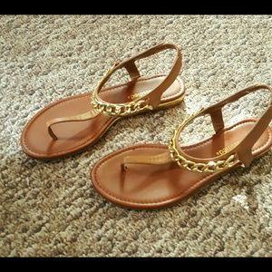 Thonged sandals NWOT