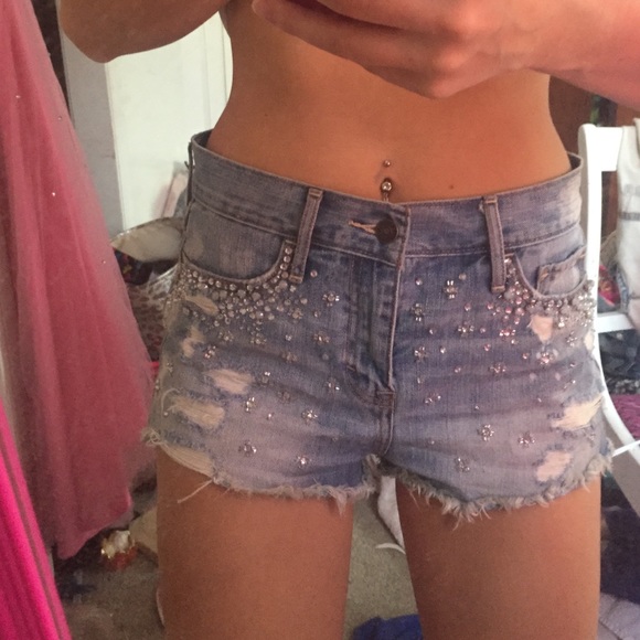 Abercrombie high waisted shorts