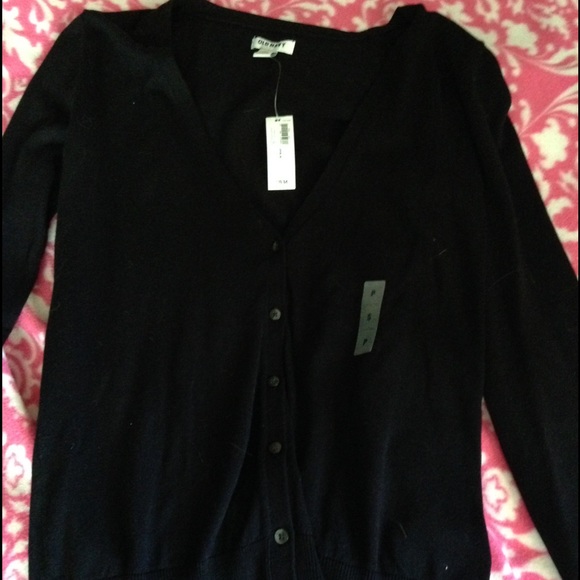 NWT black cardigan