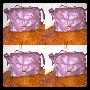 💞Mini Brown briefcase handbag with long strap